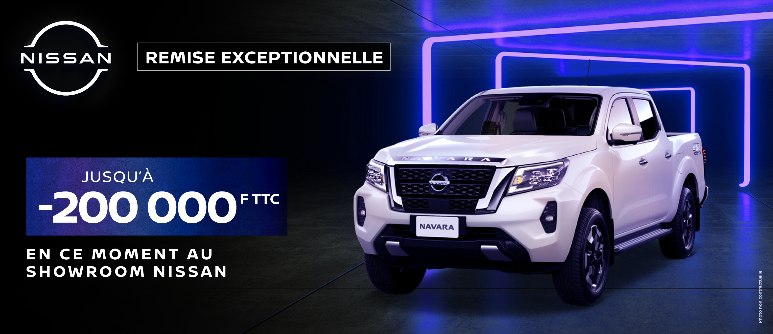 Jusqu'à 200 000F de remise sur le NAVARA